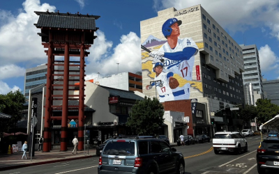 大谷翔平壁畫與道奇紀念品店-每日行程圖片