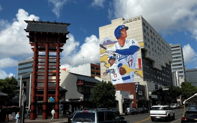 大谷翔平壁畫及小東京區道奇紀念品店-每日行程圖片
