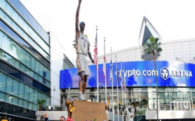 NBA洛杉磯湖人隊球場雕像及紀念品店-每日行程圖片