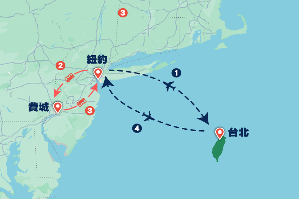 行程地圖