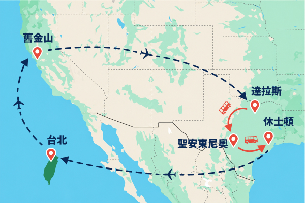 行程地圖