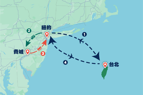 行程地圖